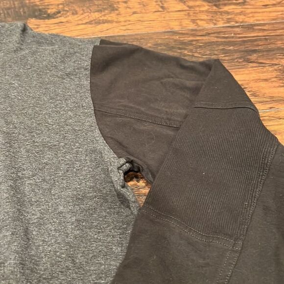 NOS Timberland camp logo spell out on chest long sleeve shirt size L NWT - Picture 4 of 11